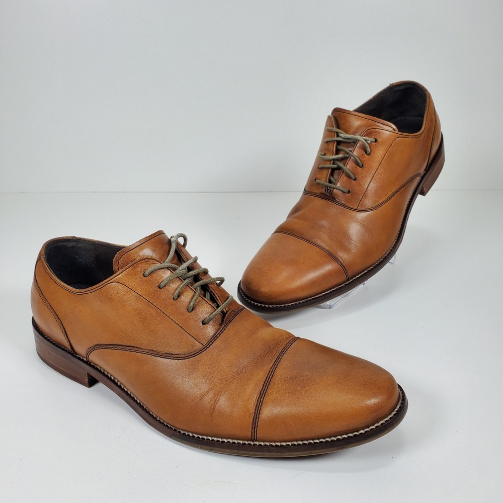 Cole Haan Williams Oxford Cap Toe Lace Up‎ (British Tan) C12337 Mens Size 9